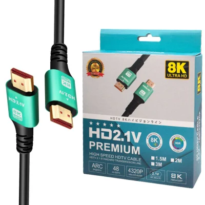 Cavo HDMI 4K 8K 1 m 1,5 m 2 m 3 m 5 m 10 m 15 m 20 m 30 m 8K Cavo HDMI 2.1 8K 60 Hz-4K 120 Hz